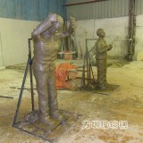 玻璃钢雕塑表面处理效果