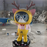 商场公仔雕塑艺术+商业的流量密码打造网红打卡新地标