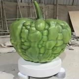 仿真玻璃钢苦瓜雕塑传统意象与现代工艺的破界对话