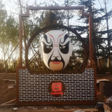 玻璃钢脸谱雕塑，一尊可定制的文化宣言
