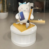 玻璃钢教育卡通IP雕塑如何塑造孩子的“第三位老师”