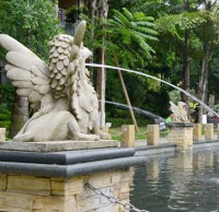 喷泉狮子水景雕塑