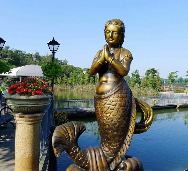 水景雕塑美人鱼